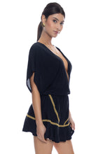 LULI CHIC - Playera Ruffle Dress • Black