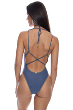 LULI CHIC - V Neck One Piece Bodysuit • Azulejos