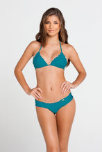 COSITA BUENA - Wavey Triangle Top & Wavey Brazilian Ruched Back Bottom • Mermaid