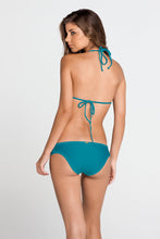 COSITA BUENA - Molded Push Up Bandeau Halter & Scrunch Side Full Bottom • Mermaid