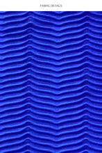 HOT TROPICS - Open Side One Piece Bodysuit • Electric Blue Runway