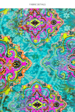 OCEAN BREEZE - Triangle Halter Top & Ruffled Sarong Mini Skirt • Aqua