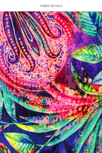 JUNGLE FEVER - Underwire Tank Top & Seamless Full Ruched Back Bottom • Multicolor