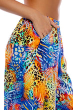 ISLA SALVAJE - Halter Ring Tube Top & Open Sides Wide Leg Pant • Multicolor