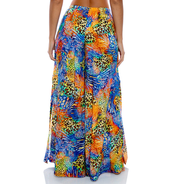 ISLA SALVAJE - Open Sides Wide Leg Pant