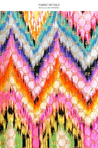 MIAMI SORBET - Triangle Halter Top & Seamless Full Tie Side Bottom • Multicolor