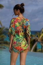 LUSH HORIZONS - Cabana V Neck Dress • Multicolor