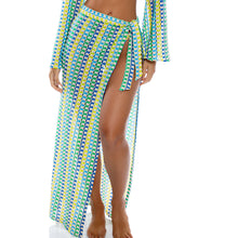ISLAND BLUES - Long Wrap Skirt