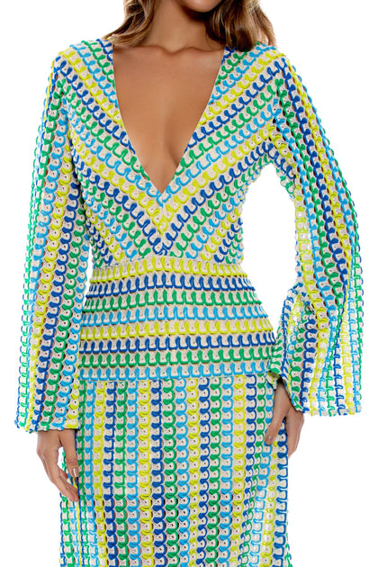 ISLAND BLUES - Long Dress • Multicolor