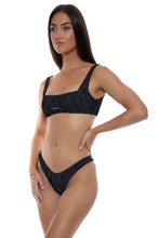 VIBRAS - Bandeau Tank Top & High Leg Brazilian Bottom • Black