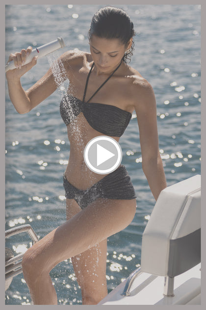 VIBRAS - Bandeau Top & Moderate Bottom • Black