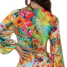 BIRDS OF PARADISE - Tie Multi Way Crop Top