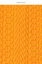 WAVY BABY - Square Neck Laced Up One Piece • Florida Citrus