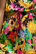 LOVE BY THE SUN - Cowl Neck Short Dress • Multicolor