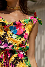 LOVE BY THE SUN - Cowl Neck Short Dress • Multicolor