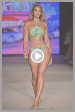 PALM ISLAND - Handkerchief Multi Ring Monokini • Multicolor Runway