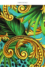 PALM ISLAND - Mini Ring Bandeau Top & Knotted Banded Scrunch Side Moderate Bottom • Multicolor