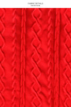 LOST AT SEA - Interlaced Open Side One Piece • Scarlet