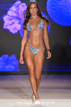 TROPICAL SIREN - Ring Seamless Triangle Top & Ring Brazilian Bottom • Multicolor Runway