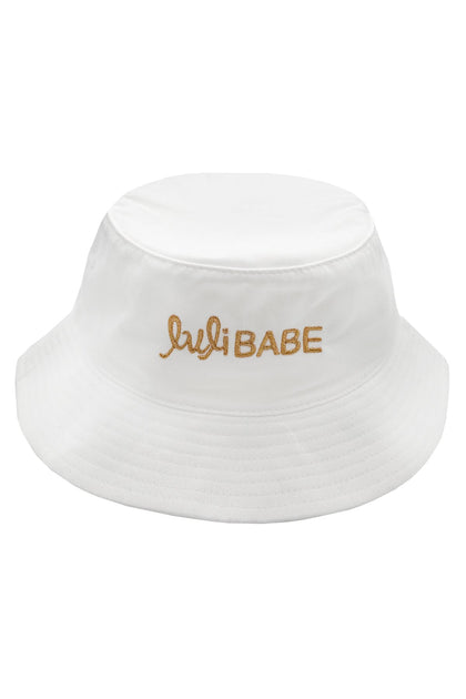 LULI BABE - Luli Babe Bucket Hat • White