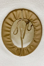 LULI HAT - Beaded Trim Fedora   • White|aqua