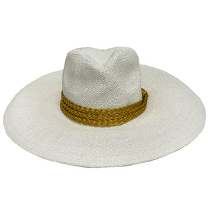 LULI HAT - Gold Trim Fedora