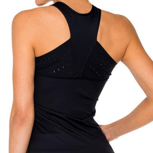 TRINIDAD - High Neck Racer Tank Top