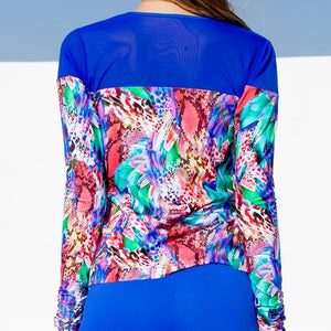 GORGEOUS CHAOS - Fitted Mesh Panel Jacket