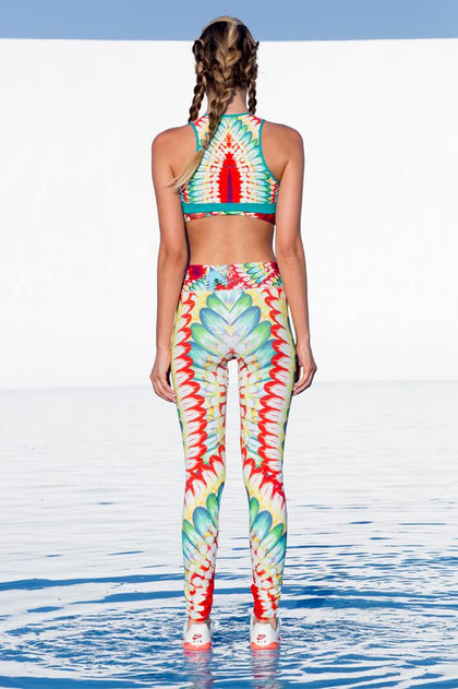 WILD HEART - Structured Sports Bra & Skinny Legging • Multicolor