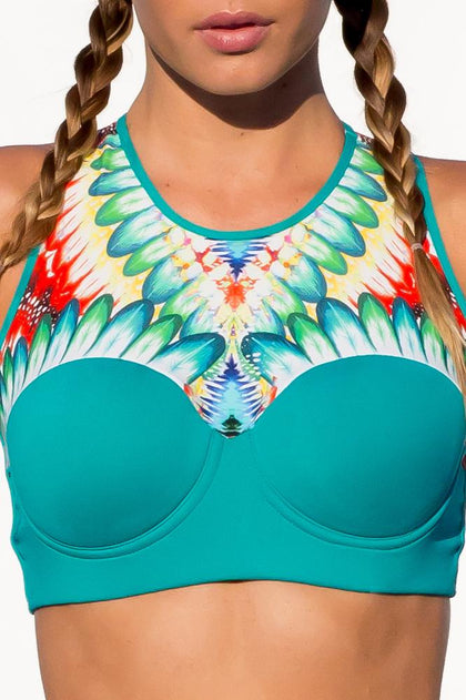 WILD HEART - Structured Sports Bra & Skinny Legging • Multicolor