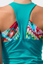 WILD HEART - High Neck Racer Tank Top & Mixed Waistband Capri • Multicolor