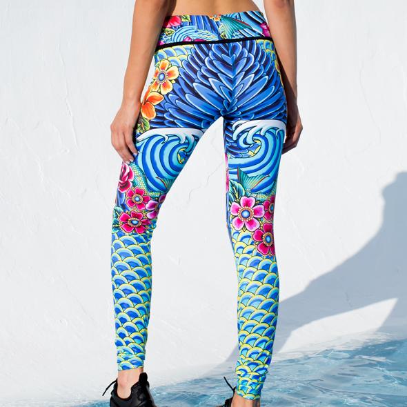 INKED BABE - Engineered Print Legging