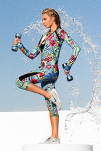 INKED BABE - Fitted Mesh Panel Jacket & Inked Babe Short Pants • Multicolor