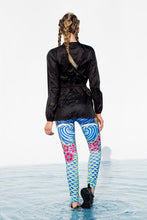 INKED BABE - Inked Babe Wind Breaker & Engineered Print Legging • Multicolor