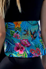 INKED BABE - Relaxed Fit Mesh Panel Tee & Mesh Panel Capri • Multicolor