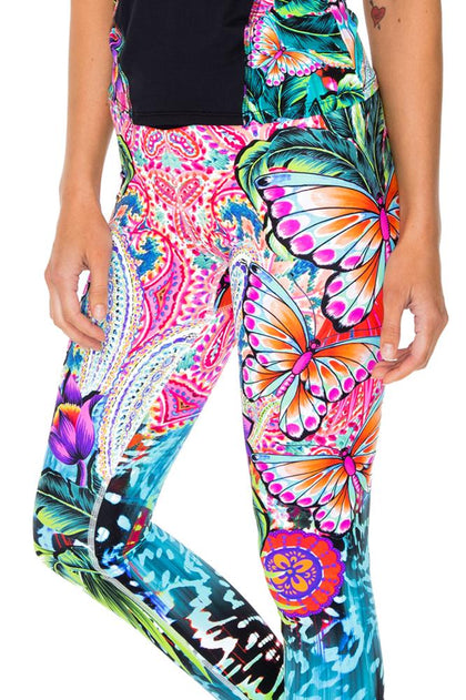 VIVA CUBA - Tank Top & Engineered Print Legging • Multicolor