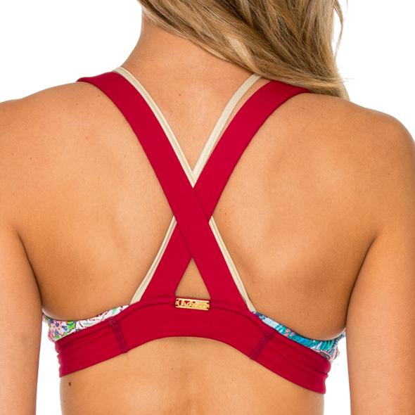 AZUCAR - Gold Crossback Sports Bra