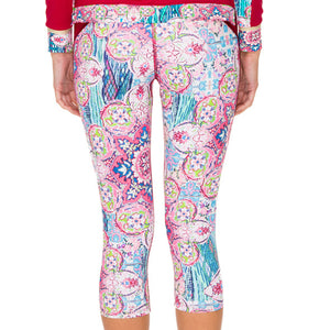 AZUCAR - Cross Waistband Capri Legging