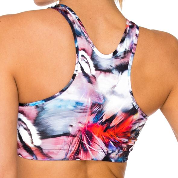CIENFUEGOS - Grommet T Back Sports Bra