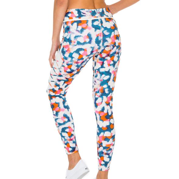 VIA BLANCA - Laced Panel Skinny Legging