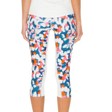 VIA BLANCA - Stripe Panel Inner Thigh Capri Legging