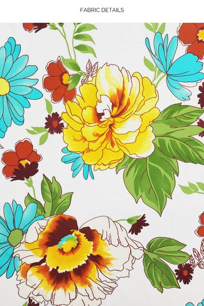 SUN KISSED - Knot Bow Bandeau Top & High Leg Tie Front Bottom • Multicolor