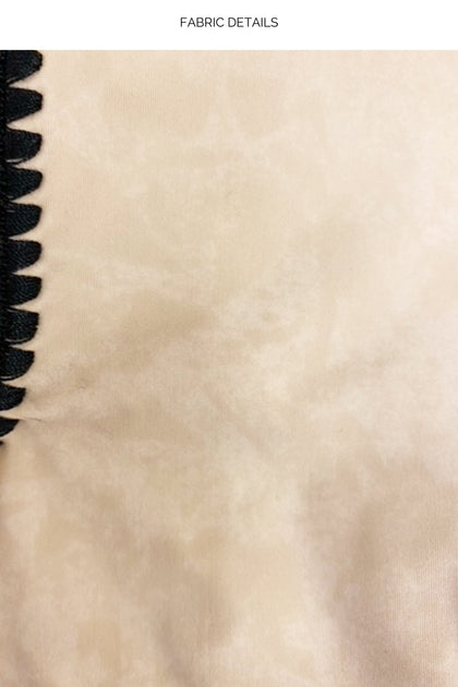 ANGEL VACAY - Triangle Halter Top & Seamless Full Ruched Back Bottom • Perla