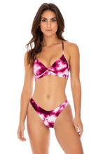 INK EXPLOSION - Underwire Top & High Leg Bottom • Violet