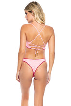 CANDY CLOUDS - Underwire Top & High Leg Bottom • Pink