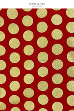 DOTTED DELIGHT - Triangle Top & Wavey Ruched Back Tie Side Bottom • Ruby Red