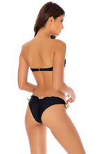 COSITA BUENA - Underwire Push Up Bandeau Top & Cayo Coco  Bottom • Black