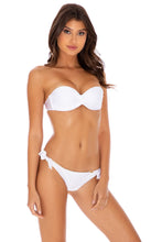 COSITA BUENA - Underwire Push Up Bandeau Top & Cayo Coco  Bottom • White