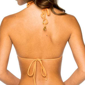 COSITA BUENA - Zig Zag Knotted Cut Out Triangle Top-VCC