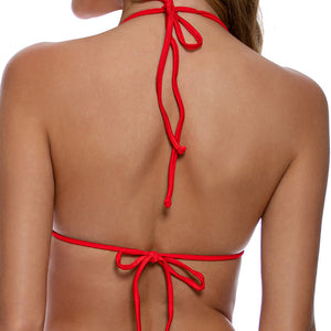 COSITA BUENA - Fringe Scoop Halter Top-23P